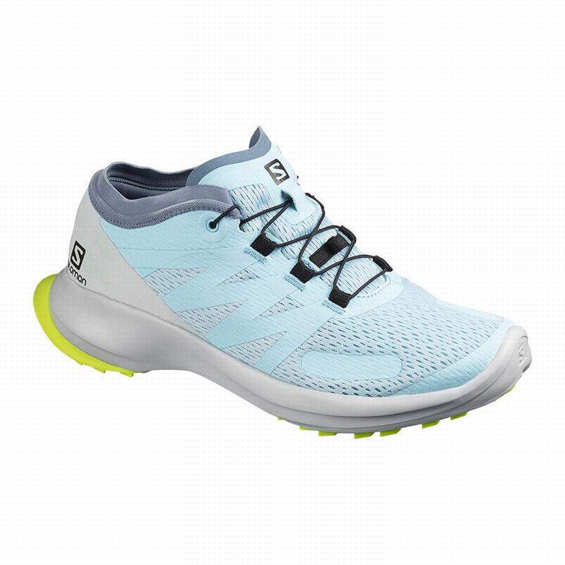 SALOMON SENSE FLOW W Philippines - Women's Trail Running Shoes - Blue/Yellow | 476092-FQB